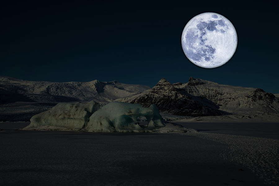 Full Moon, Iceland Photograph by Gert Hilbink Pixels