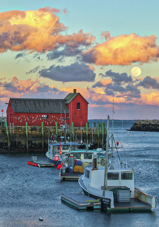 Full Moon over Motif Number One Photograph by Juergen Roth