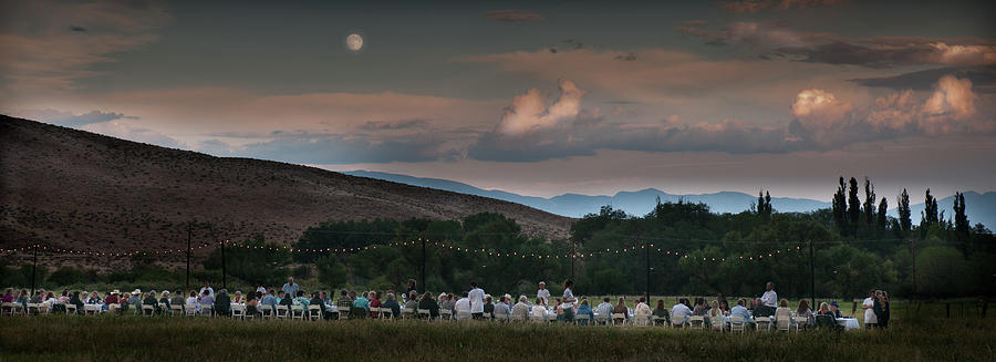 Full Moon Picnic, Farm to Table, Bishop, California Photograph by Bonnie Colgan
