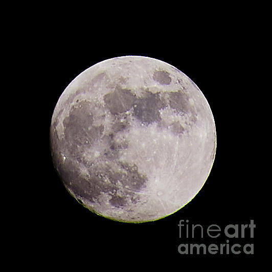 Moon Photograph - Full Moon by Tracy Knauer