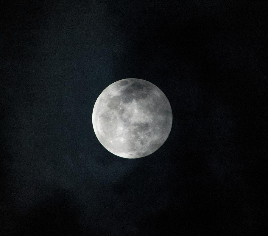 Full Moonscape  Photograph by Mary Hahn Ward