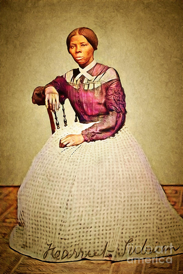 Full Portrait of Harriet Tubman Underground Railroad 20210505 Photograph by Wingsdomain Art and Photography