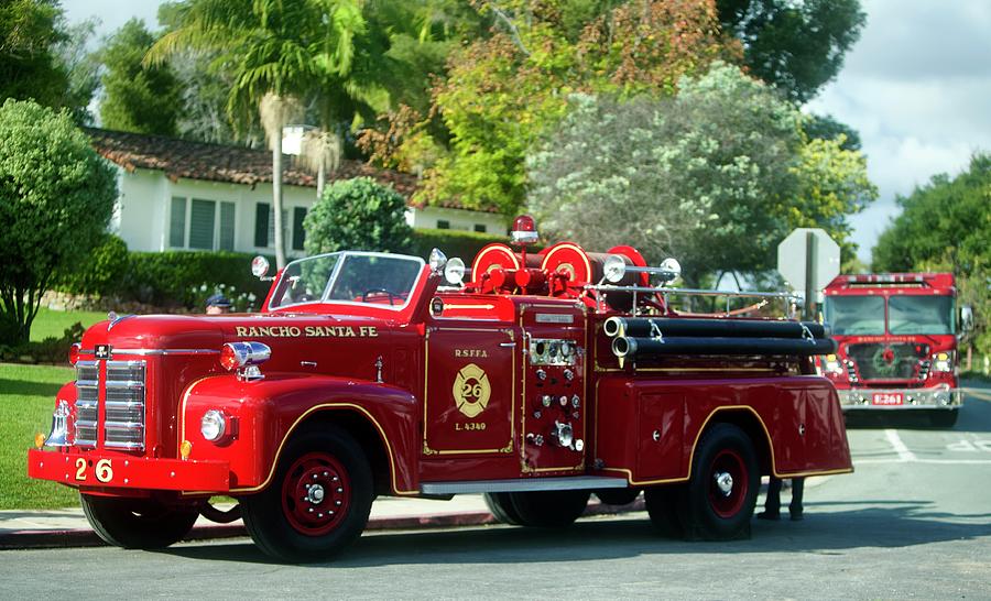 Full Profile of Ahrens-Fox Fire Engine Photograph by Christian Flores ...