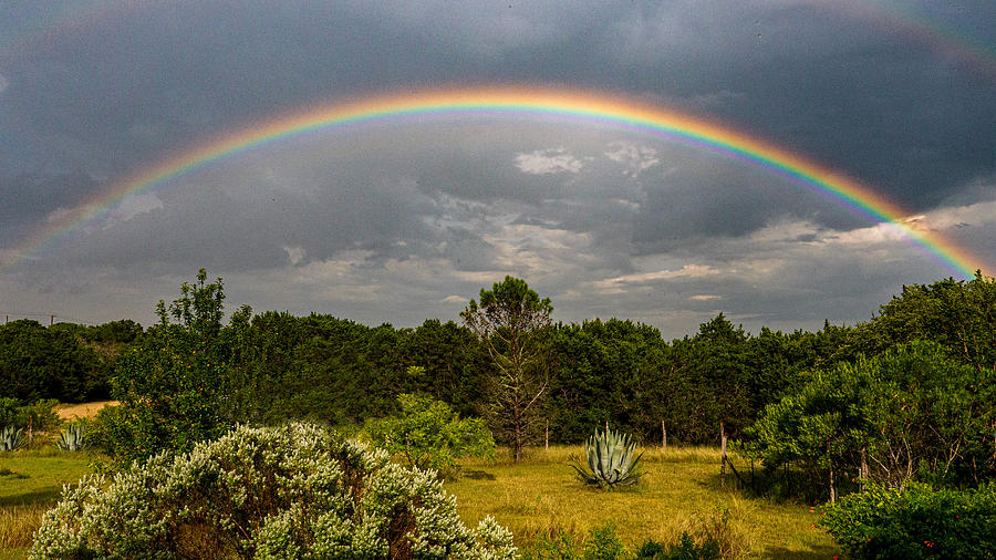 Full Rainbow Photograph by Ivars Vilums