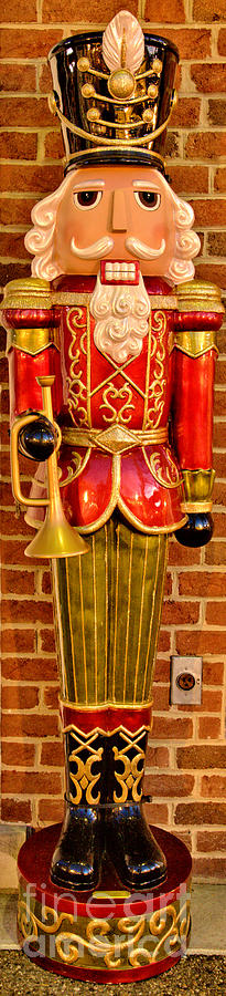 Full Size Holiday Nutcracker Statue Photograph by Adam Jewell