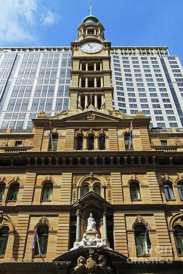 Martin Place Photograph - Fullerton Hotel Sydney 1 by Randall Weidner