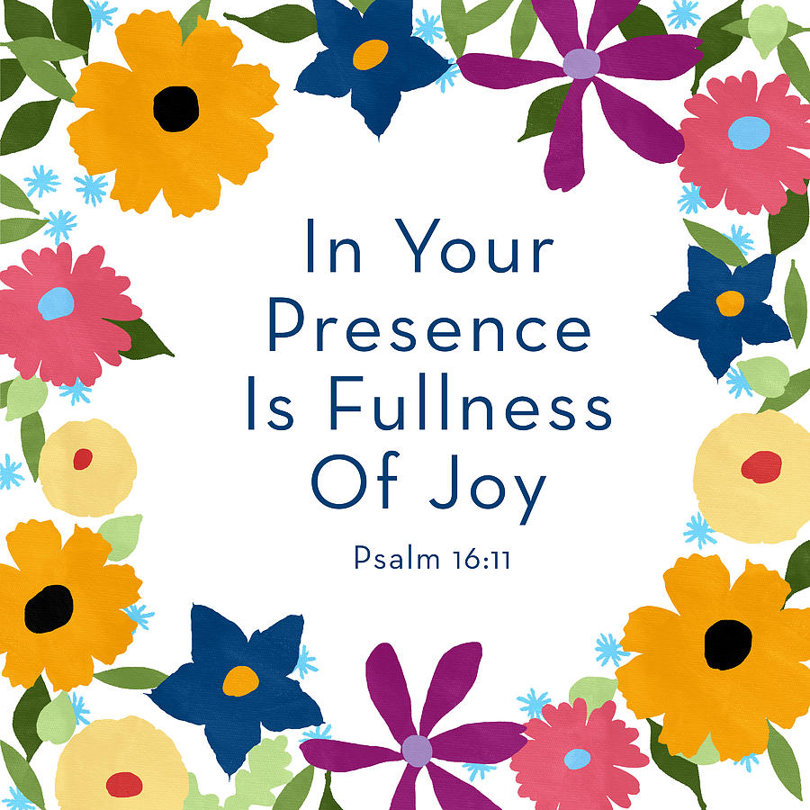Fullness Of Joy- Art by Linda Woods Mixed Media by Linda Woods