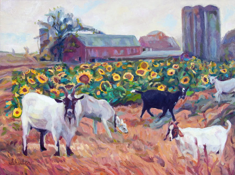 Fulton Farms Painting by Nancy Shuler
