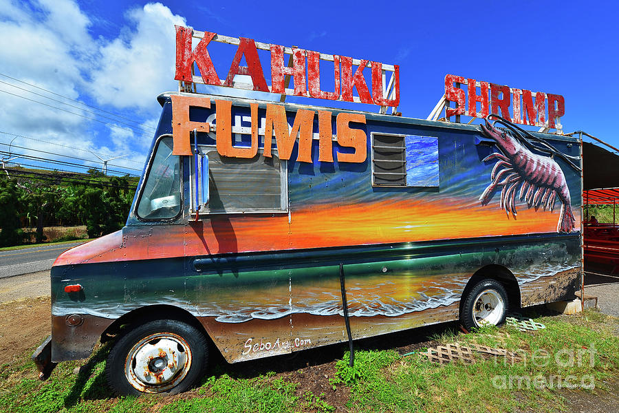 Fumis Shrimp Truck Oahu Hawaii Photograph by Aloha Art