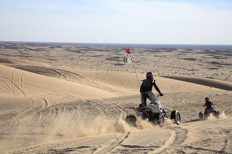 Fun In The Imperial Sand Dunes Photograph by Solidago