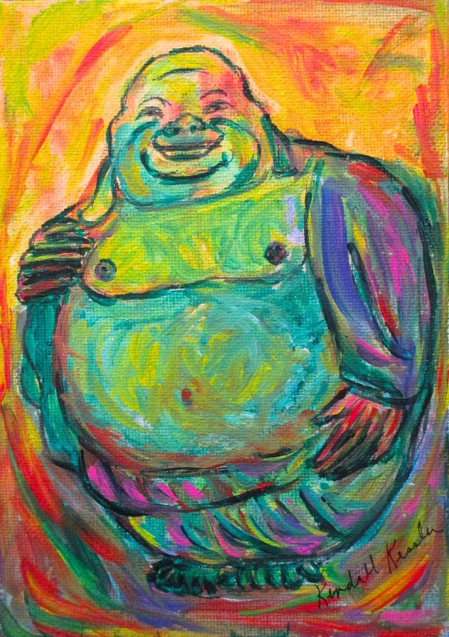 Fun with Budai Painting by Kendall Kessler