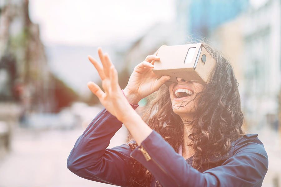 Fun with cardboard virtual reality simulatop Photograph by Pixelfit