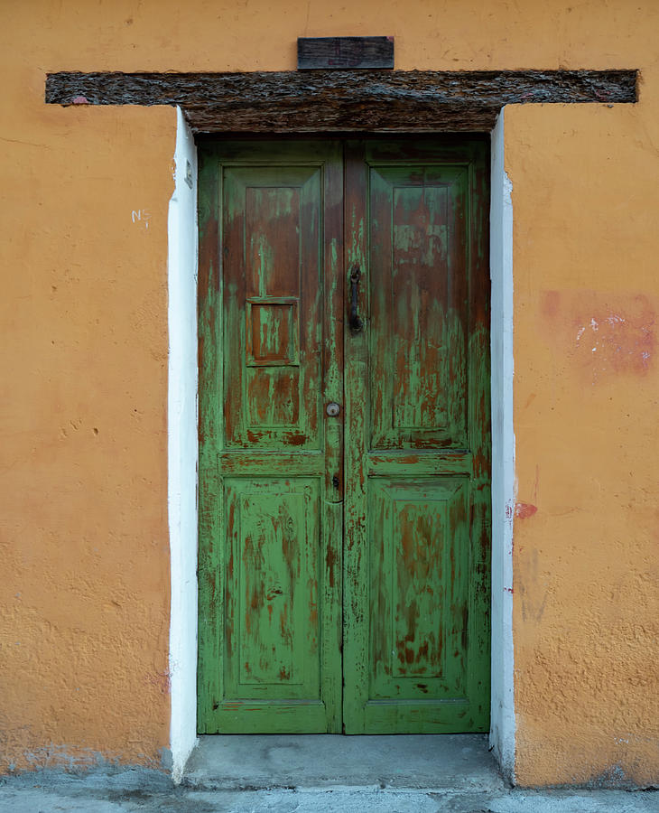 The Green Door Photograph by Leslie Struxness