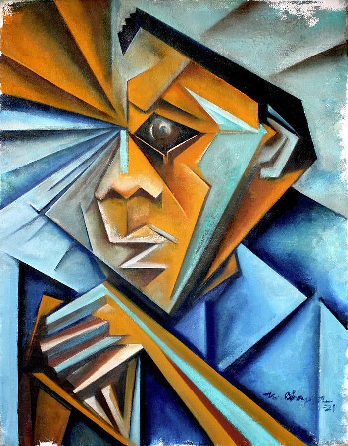 Functionality in Sight and Mind / A portrait of James Baldwin Painting by Martel Chapman