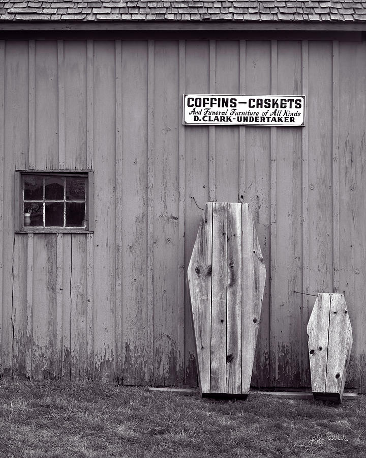 Funeral Furniture Photograph by Jeff White Funeral Furniture Photograph by Jeff White