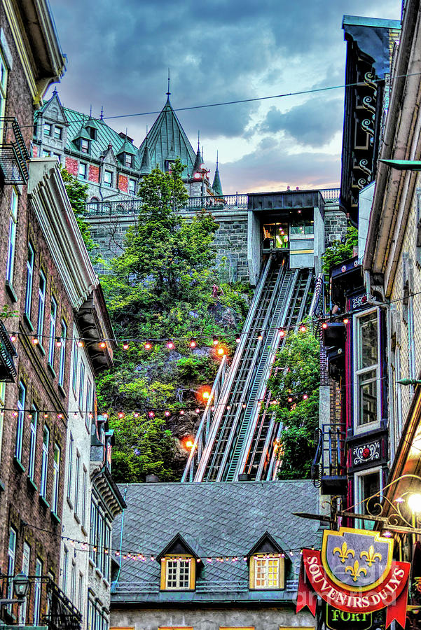 Funicular at Quebec City Photograph by Amy Dundon