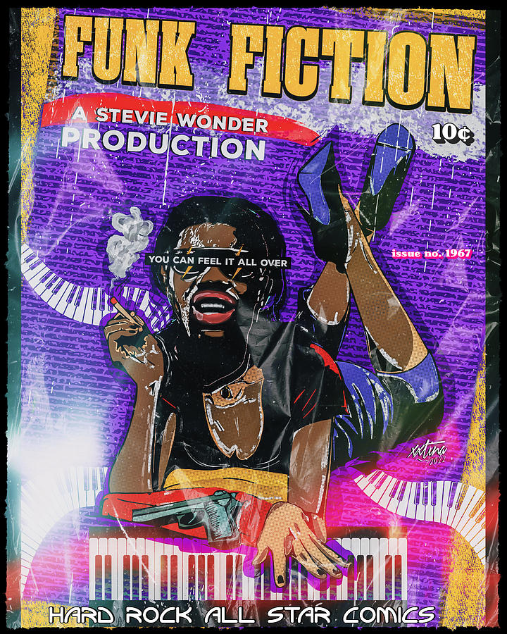 Funk Fiction Digital Art by Christina Rick