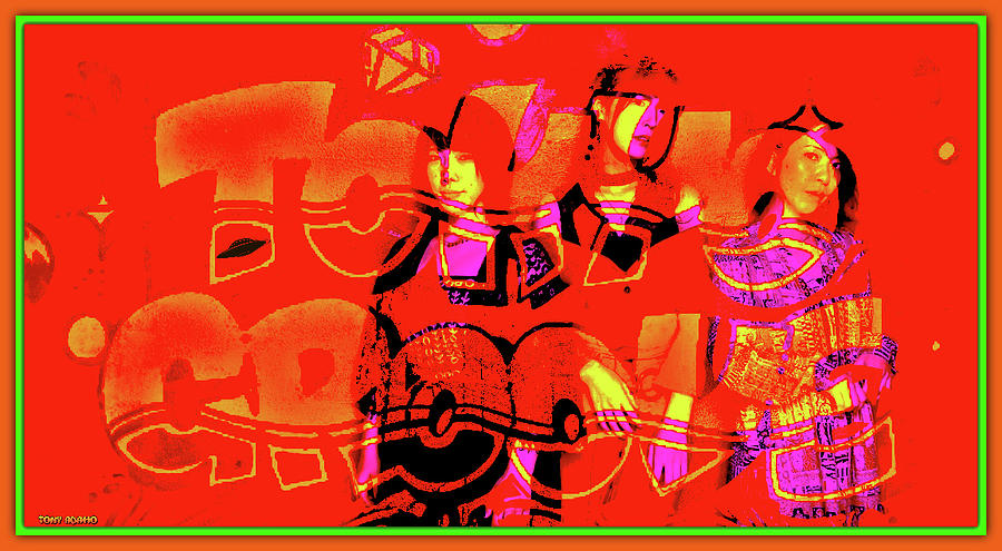 Funk No.1 TOKYO GROOVE JYOSHI Digital Art By Tony Adamo - Fine Art America