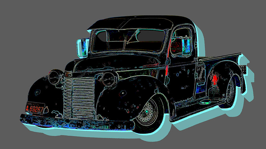 Funk Truck Mixed Media by Vintage Collectables