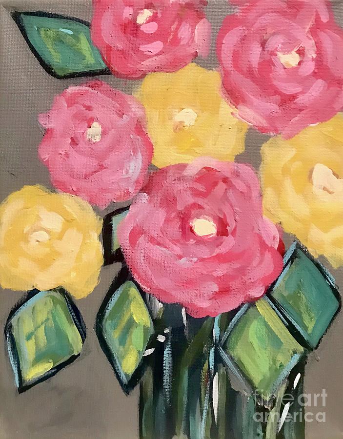 Flower Painting - Funky Floral by Melinda Etzold