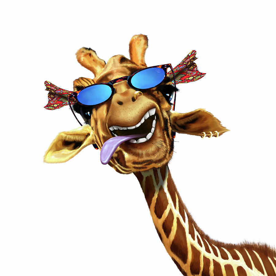 bandana funky giraffe
