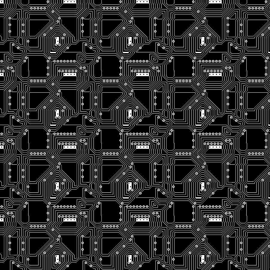 computer circuit board graphic