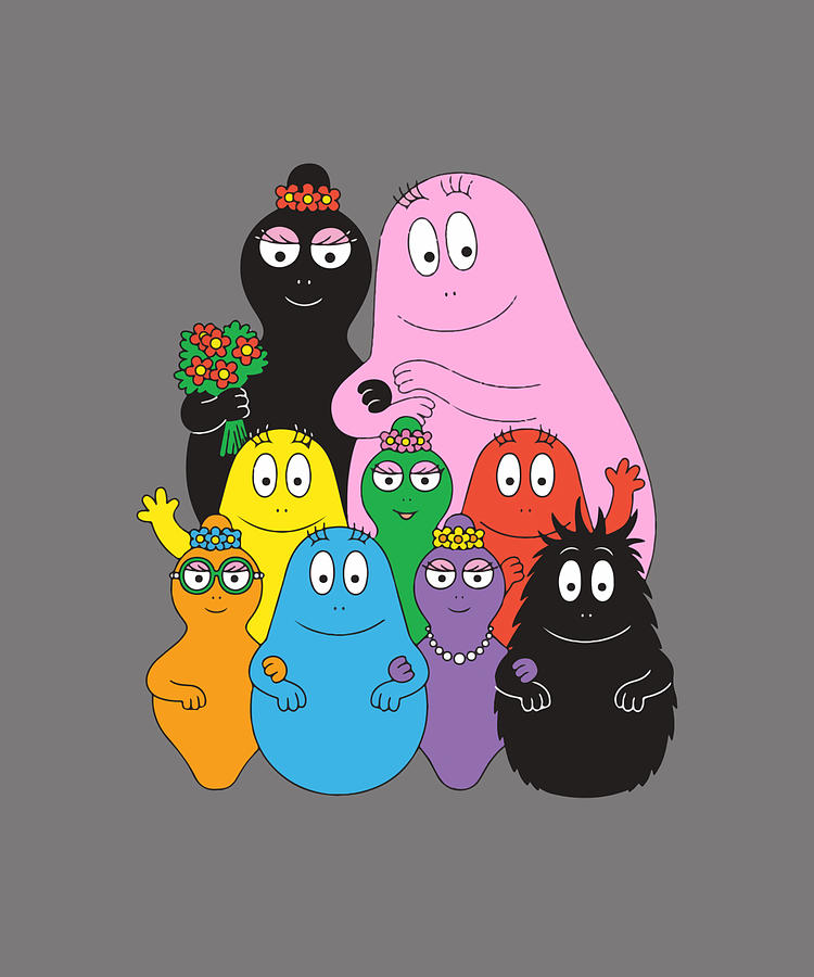 Funny Barbapapa Barbalala Painting by Owen Lilly | Fine Art America