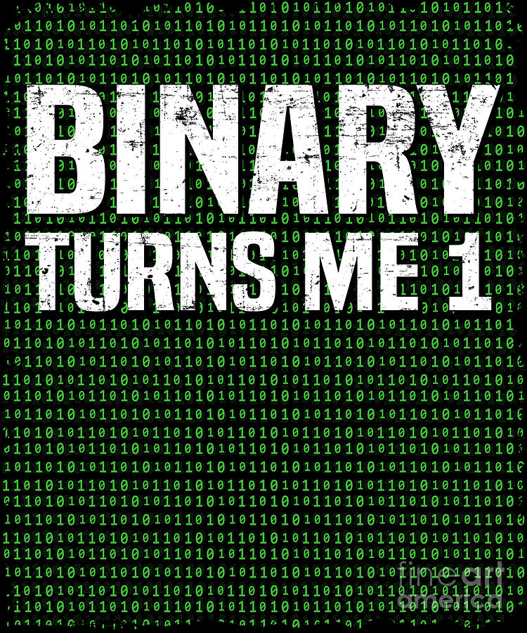 Funny Binary Turns Me On Programmer Gift Coder Digital Art by Lisa ...