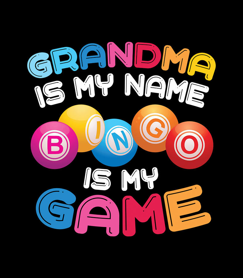 Funny Bingo Player Grandma Digital Art by Quynh Vo