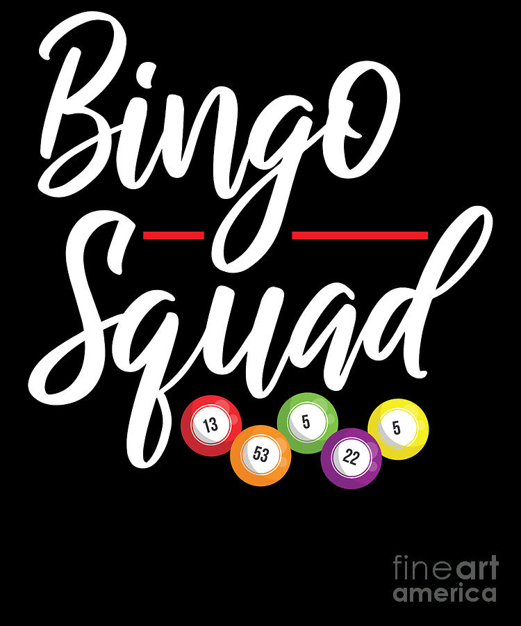 Funny Bingo Squad Digital Art by RaphaelArtDesign.