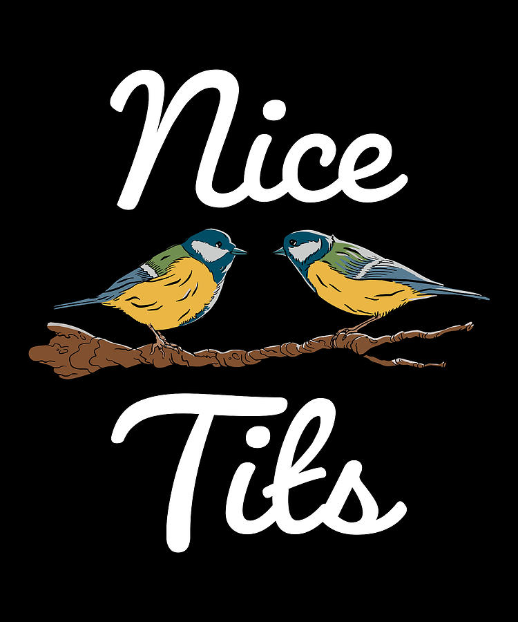 Tufted titmouse Funny Bird watching Gift for Men and Women T-Shirt