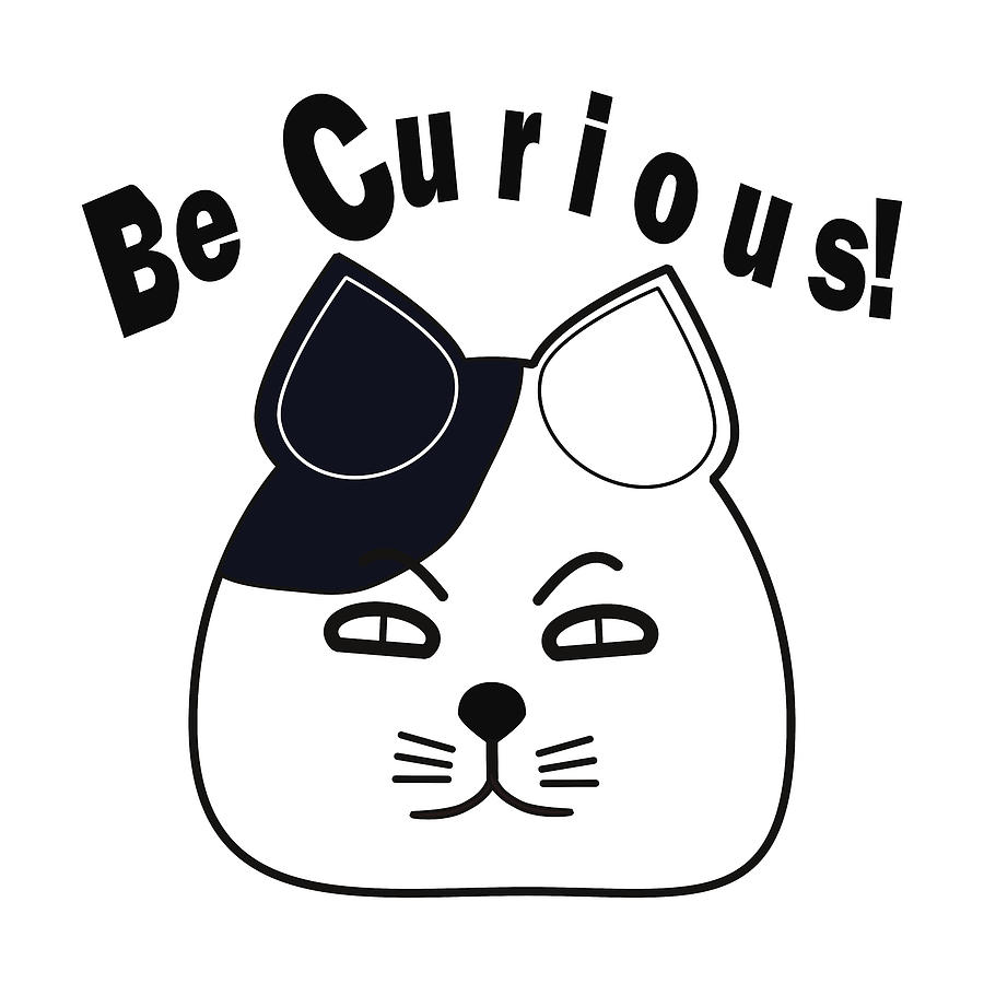 Funny Cat Be Curious Digital Art by Bob Pardue