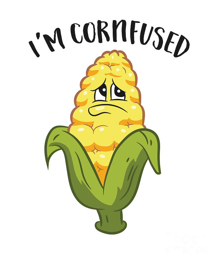 Funny Corn Im Cornfused Tapestry - Textile by EQ Designs - Fine Art America