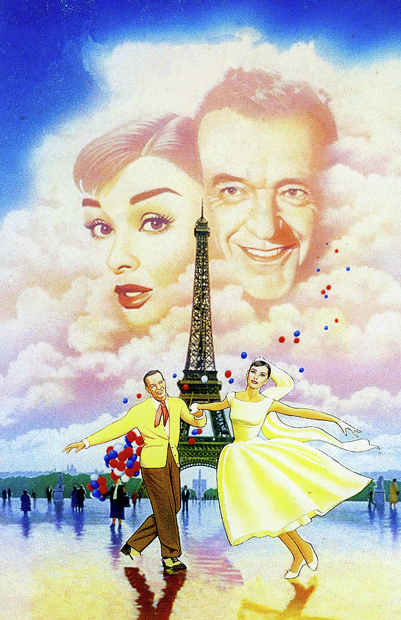 Funny Face, 1957, movie poster painting Painting by Movie World Posters