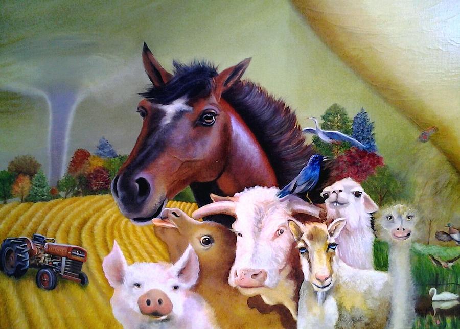 Funny Farm Painting by William T Templeton