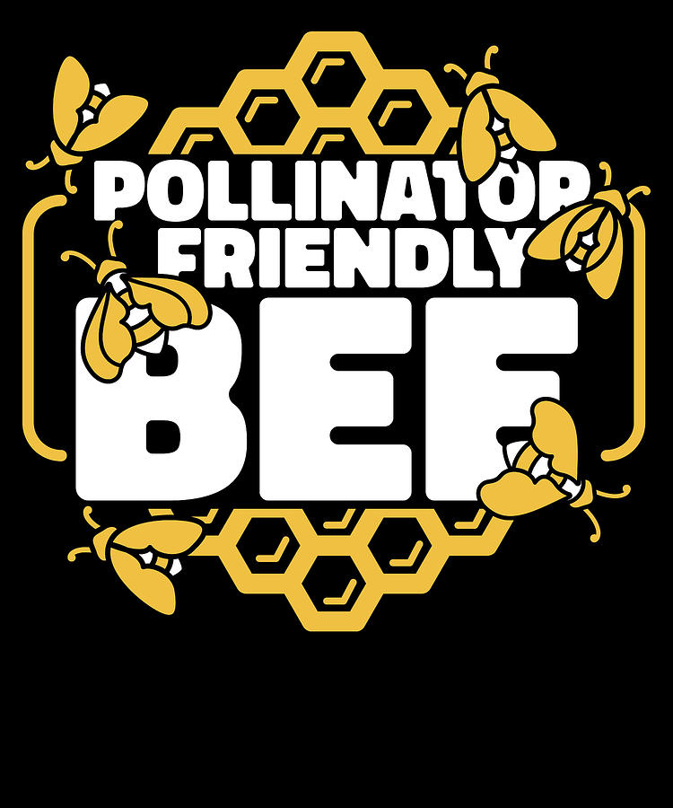 Funny Gardening Bees Gardener - Pollinator Friendly Garden Digital Art ...