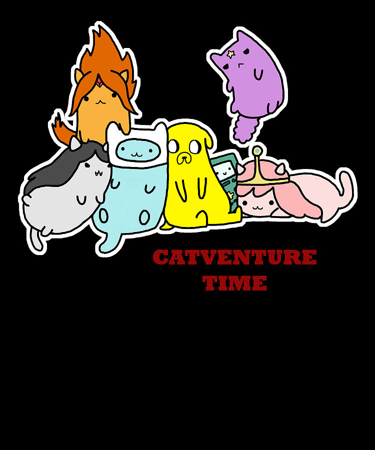 Funny Gifts For Adventure Time Retro Vintage Digital Art by Ivory ...