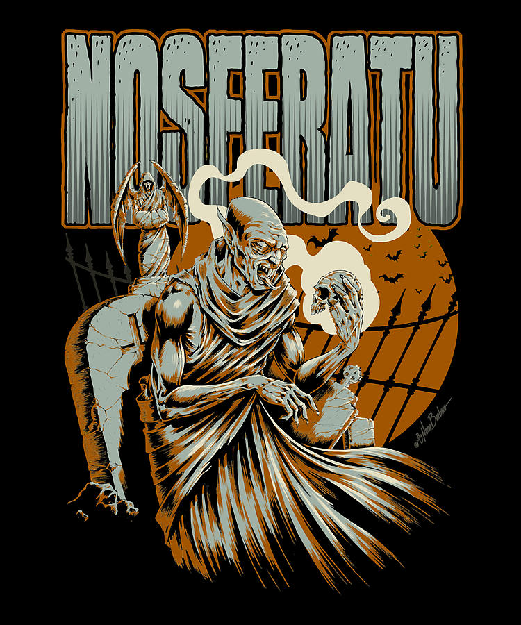 Funny Gifts For Nosferatu Awesome For Movie Fans Digital Art by Mellox ...