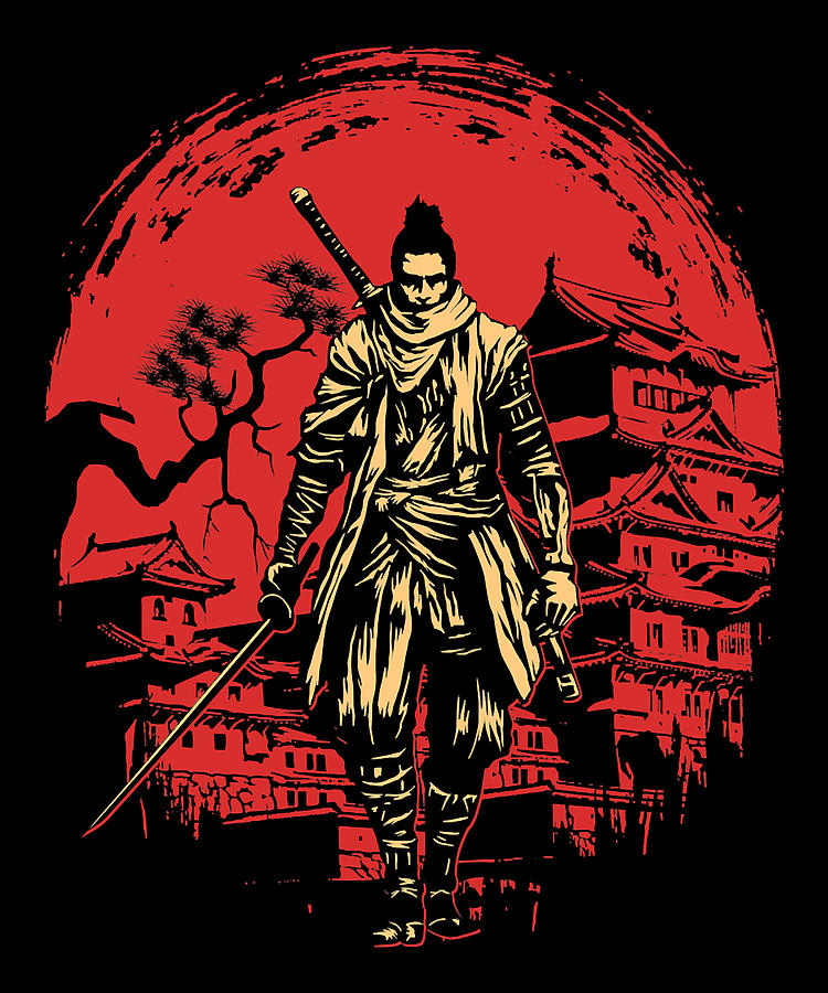 Funny Gifts For Sekiro Shadows Die Twice Gift For Movie Fans Digital ...