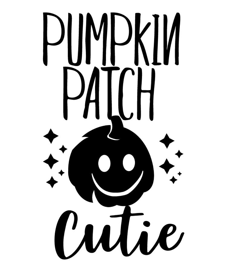 Funny Halloween Gifts - Pumpkin Patch Cutie Digital Art by Caterina Christakos