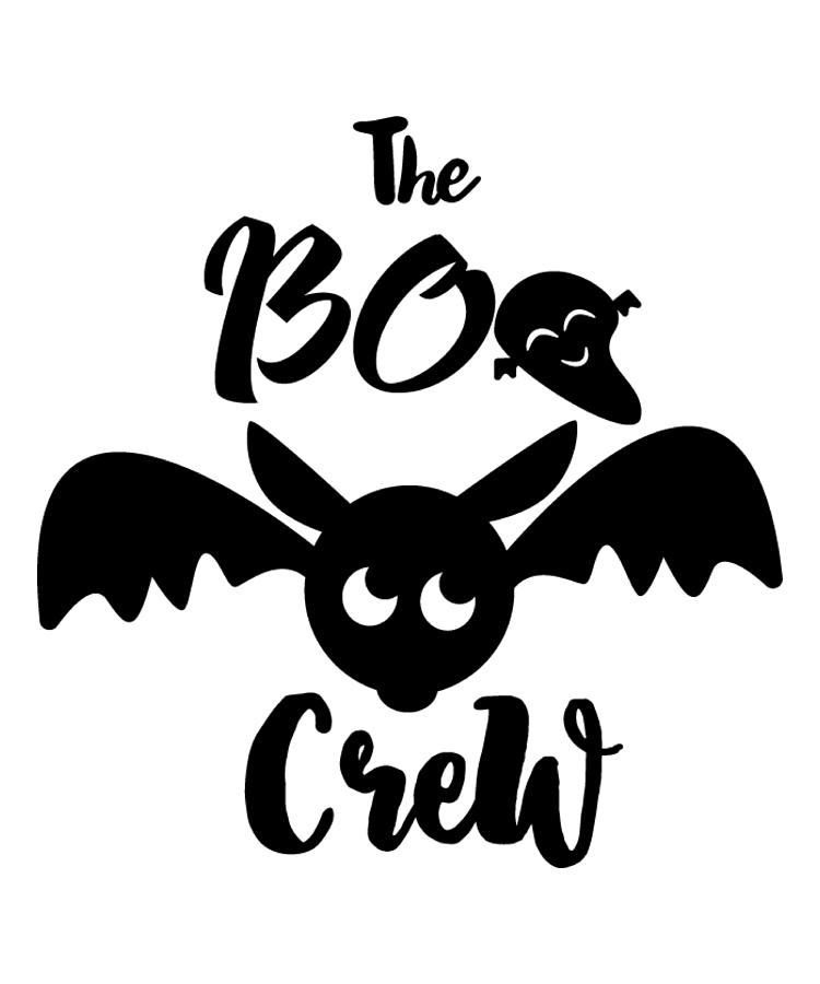 Funny Halloween Gifts - The Boo Crew Digital Art by Caterina Christakos