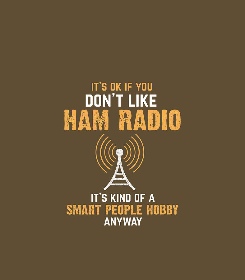 Funny Radio Operator Radio Morse Code Digital Art by Tamara Brogha -