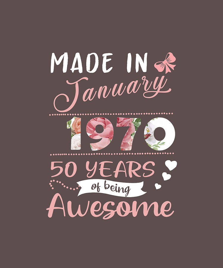 1970 50 years of being awesome