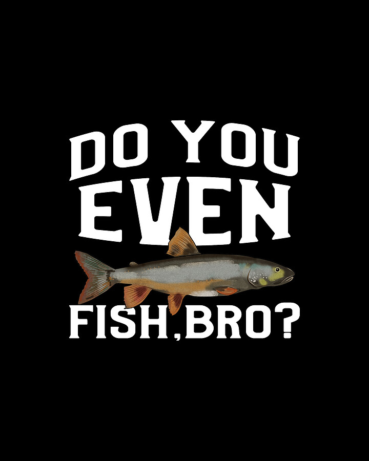 Funny Lake Trout Fishing Freshwater Fish Lake Gift Digital Art by MUC