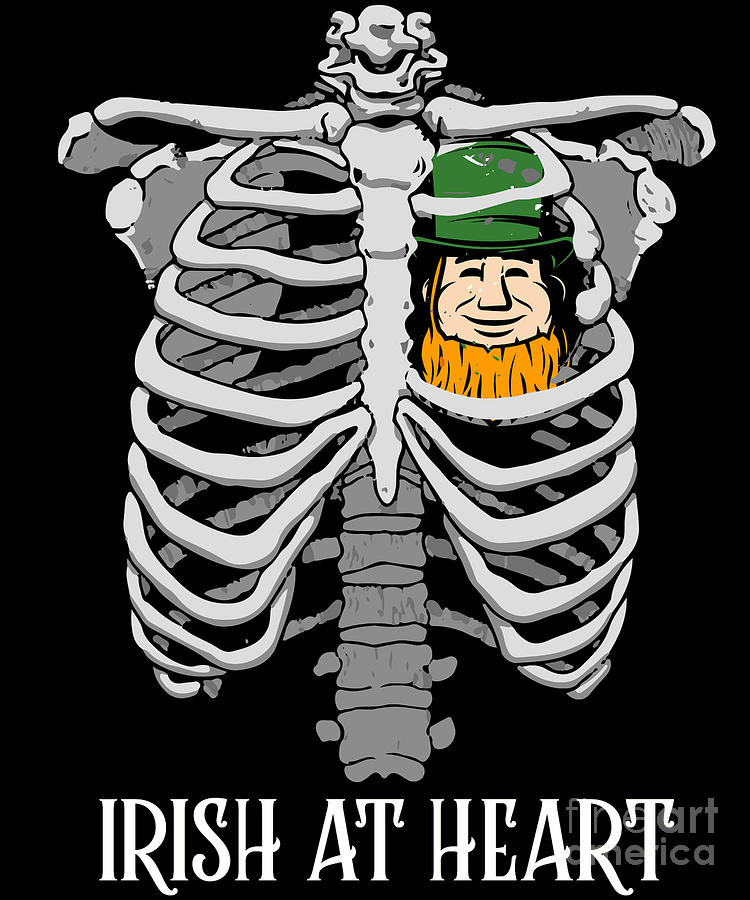 Funny Leprechaun Shirt Irish at Heart St Patricks Day 2020 Digital Art by Martin Hicks
