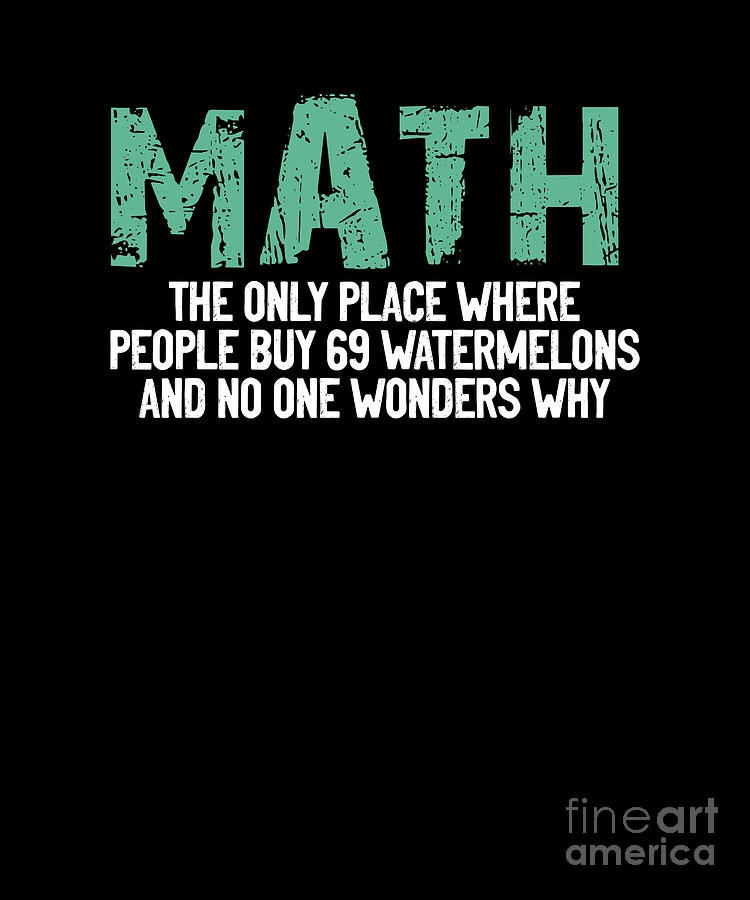 Funny math Digital Art by BeMi Store - Pixels