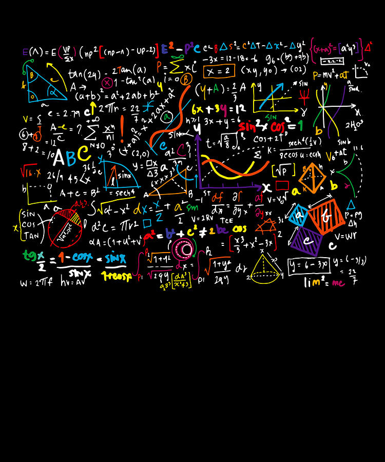 Funny Math Geek Tshirt Cool Maths Nerd Tee Digital Art by TheCoolSwag -  Pixels