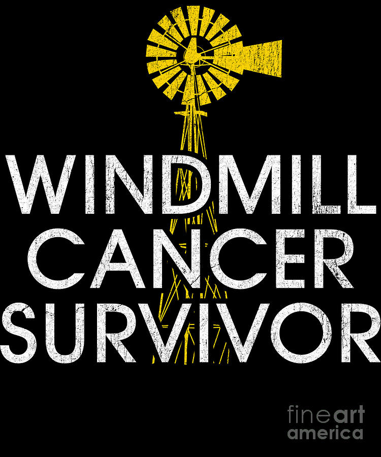 Funny Meme - Windmill Cancer Survivor graphic Digital Art by Deluxe ...