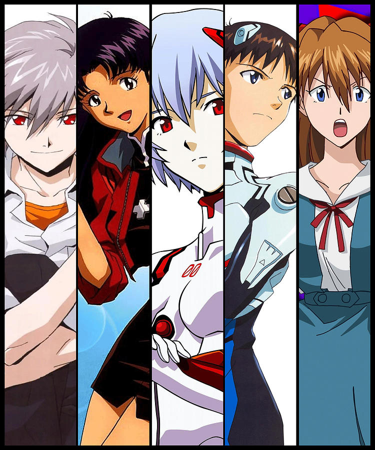 anime evangelion, epic space battle with angels and | Stable Diffusion