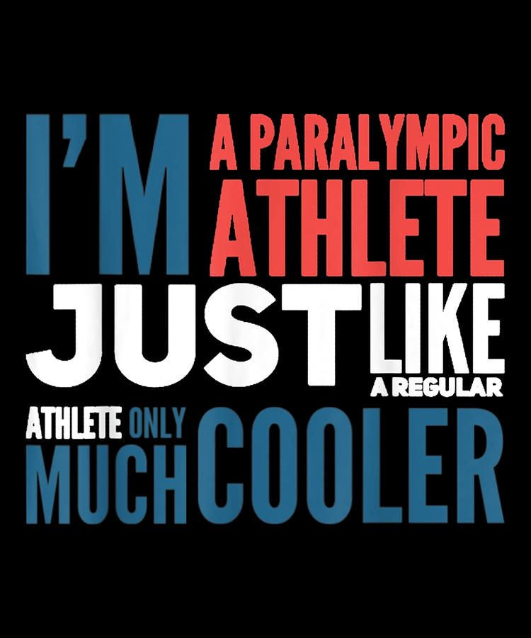 Funny Paralympic Athlete Painting by Thanh An Pixels